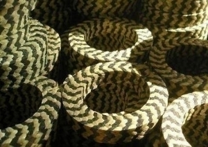 查看 TYP009 Graphited  PTFE & Aramid in Zebra Braided Packing 详情
